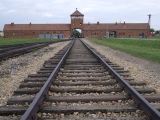 Enterance to Birkenau 